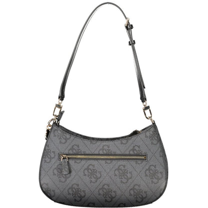 Guess Jeans Schwarze Polyethylen-Damenhandtasche