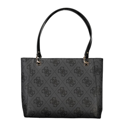 Guess Jeans Schwarze Polyethylen-Damenhandtasche
