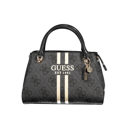 Guess Jeans Schwarze Polyethylen-Damenhandtasche
