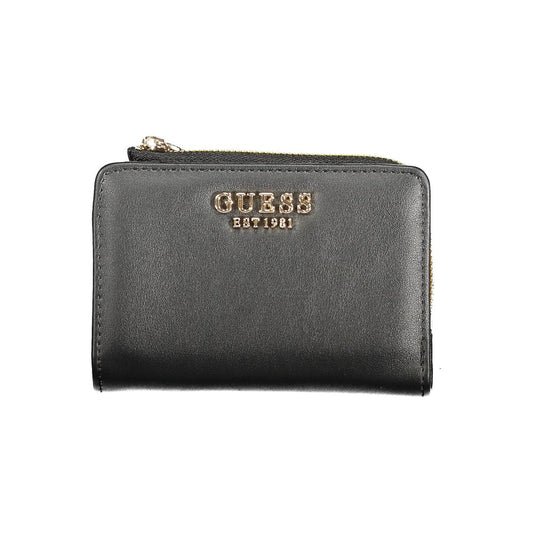 Guess Jeans Schwarze Polyethylen Damen Geldbörse