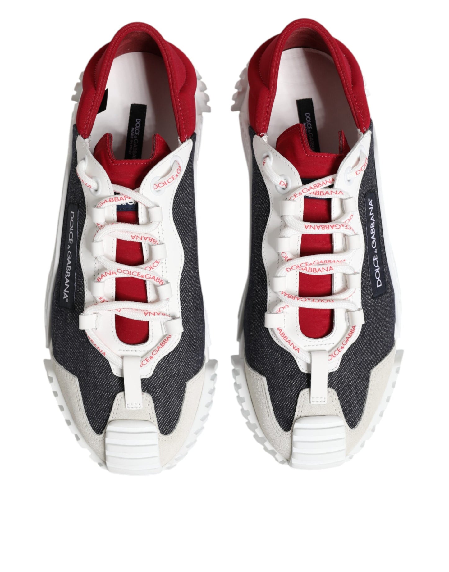 Dolce &amp; Gabbana Multicolor Lace Up Low Top NS1 Sneaker Shoes