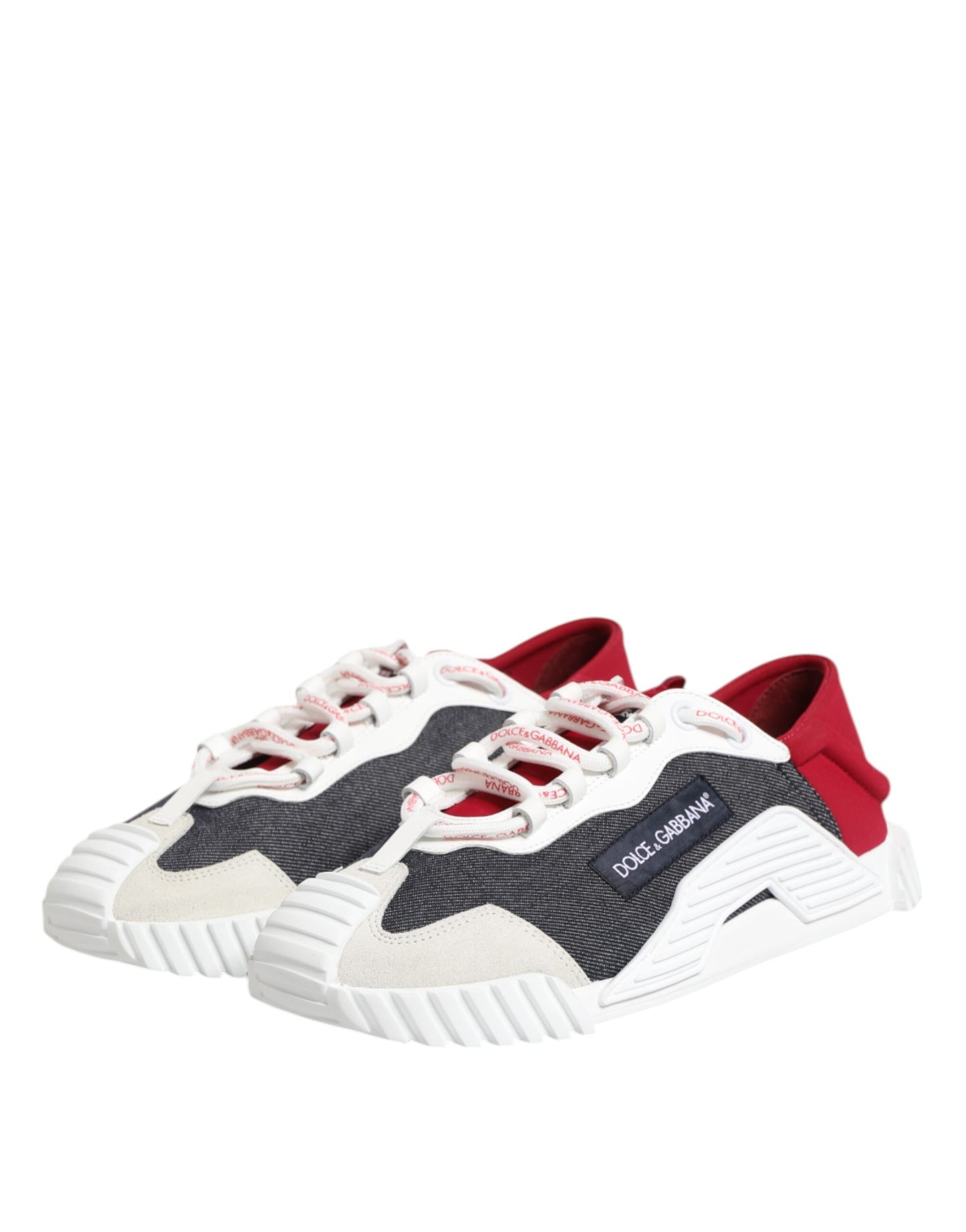Dolce &amp; Gabbana Multicolor Lace Up Low Top NS1 Sneaker Shoes