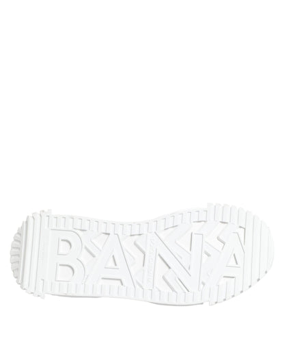 Dolce &amp; Gabbana Multicolor Lace Up Low Top NS1 Sneaker Shoes