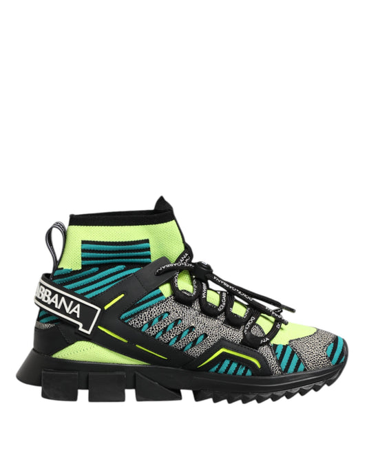 Dolce &amp; Gabbana Mehrfarbige Sorrento-Socken Herren Sneakers Schuhe