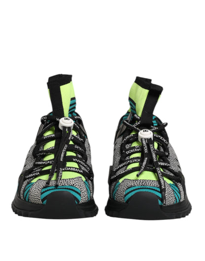 Dolce &amp; Gabbana Multicolor Sorrento Socks Men Sneakers Shoes