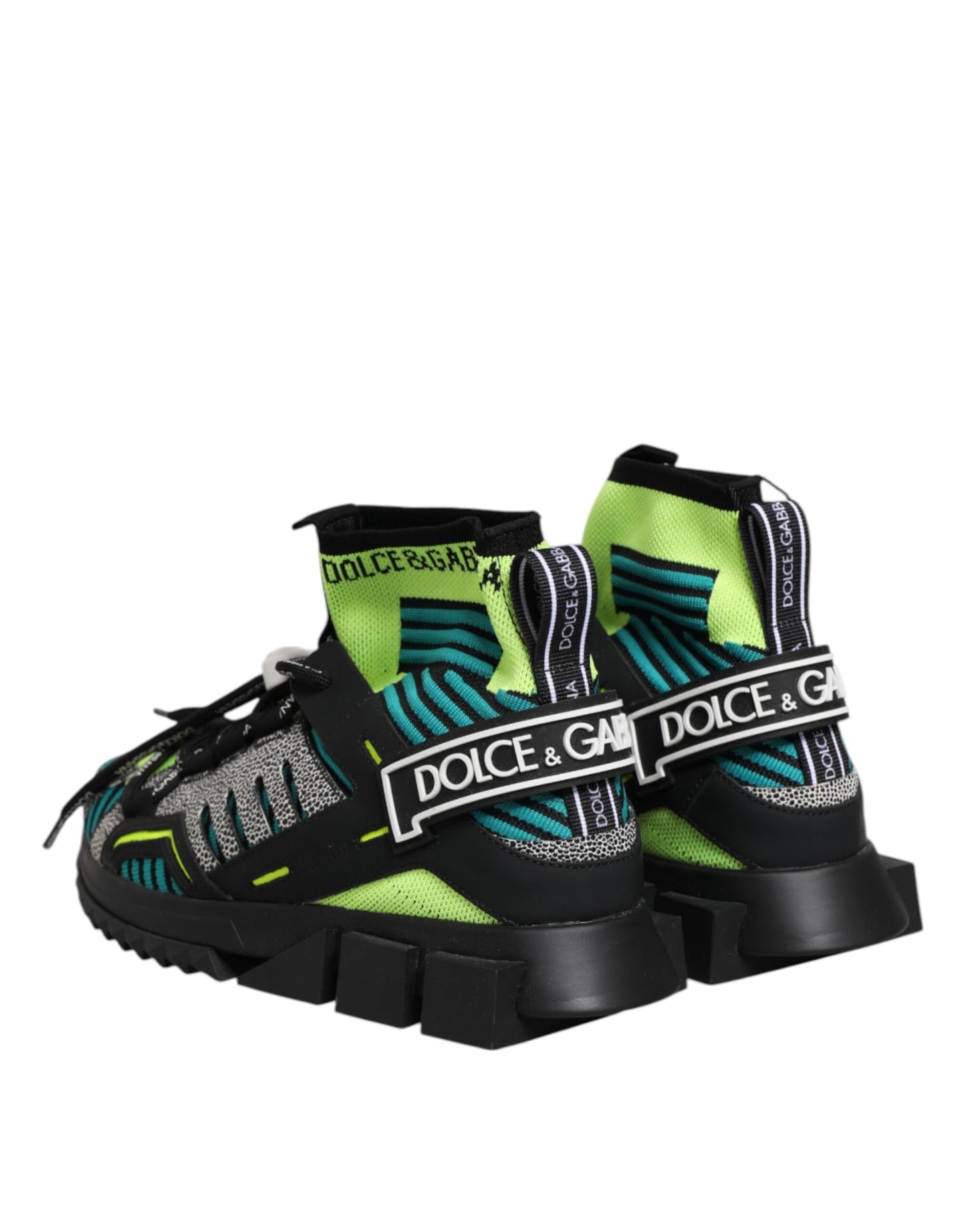 Dolce &amp; Gabbana Multicolor Sorrento Socks Men Sneakers Shoes