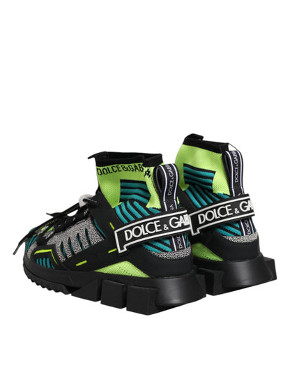 Dolce &amp; Gabbana Multicolor Sorrento Socks Men Sneakers Shoes