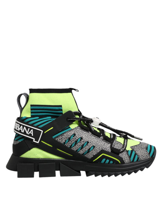 Dolce &amp; Gabbana Multicolor Sorrento Socks Men Sneakers Shoes