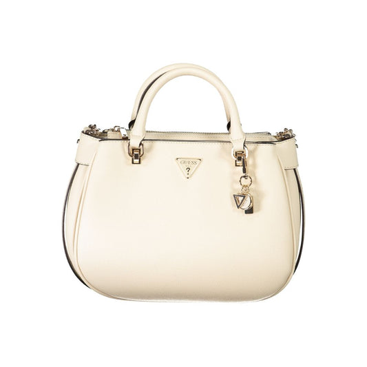 Guess Jeans Beige Polyethylen Handtasche