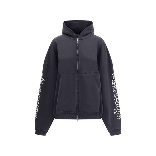 Balenciaga Hoodie mit Blackletter-Schriftmotiv