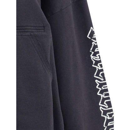 Balenciaga Hoodie mit Blackletter-Schriftmotiv