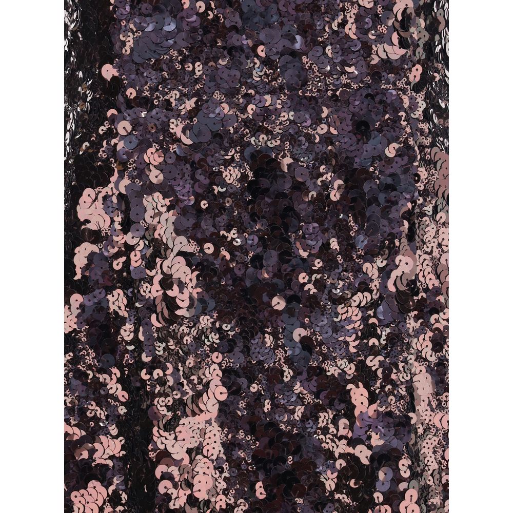 Prada – Midikleid mit Pailletten