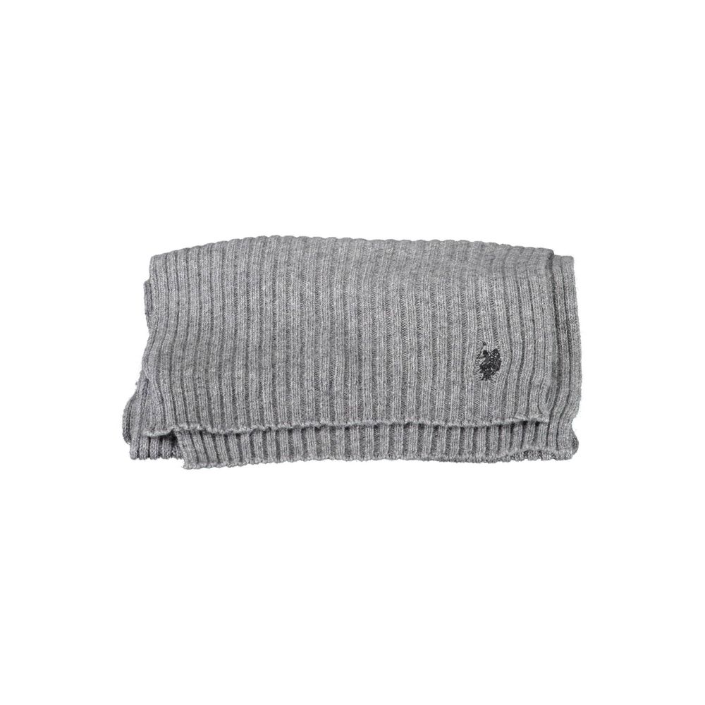 US POLO ASSN. Grauer Wollschal
