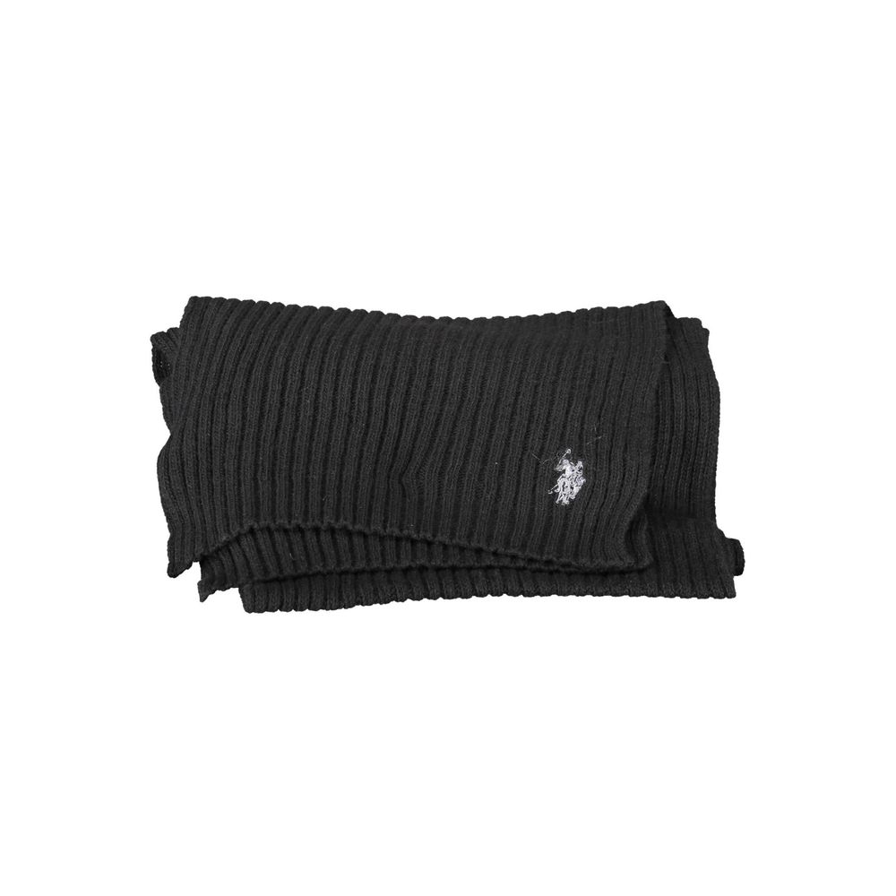 US POLO ASSN. Schwarzer Wollschal