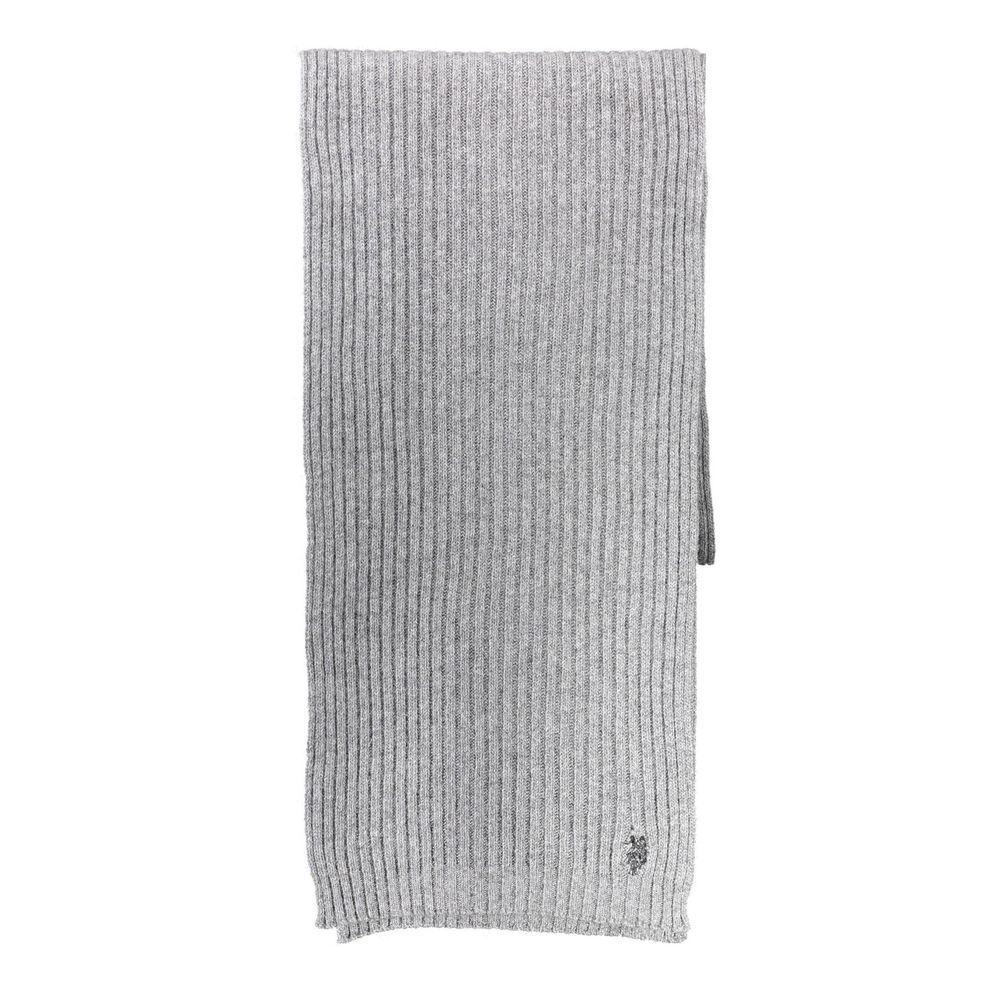 US POLO ASSN. Grauer Wollschal