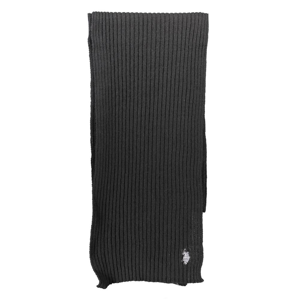 US POLO ASSN. Schwarzer Wollschal