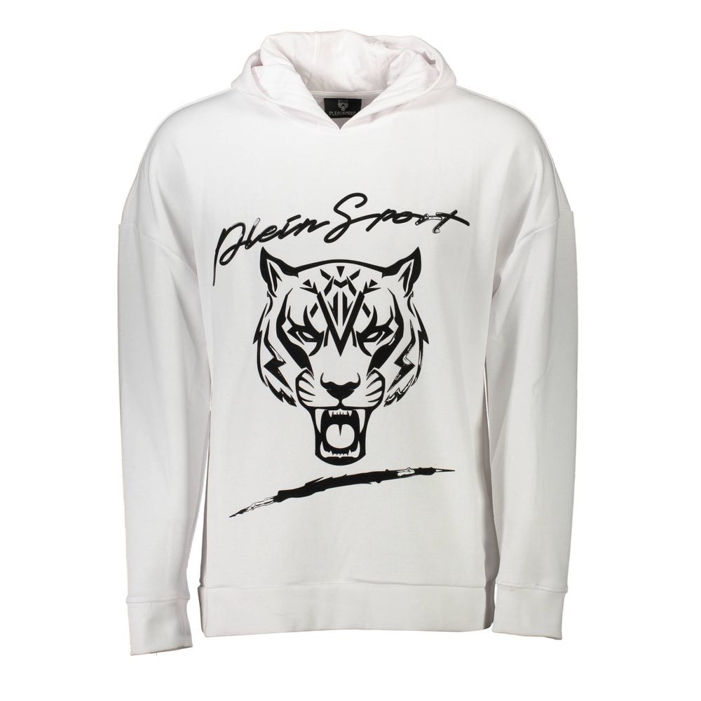 Weißer Baumwollpullover von Plein Sport