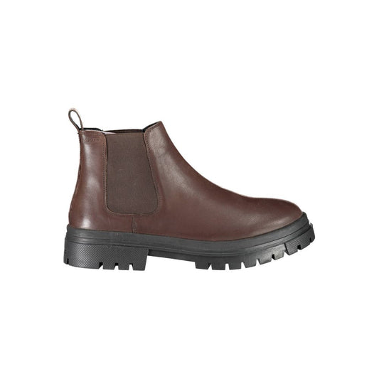 Levi's – Braune Polyesterstiefel