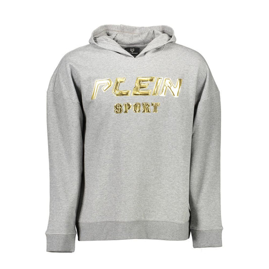 Grauer Baumwollpullover von Plein Sport
