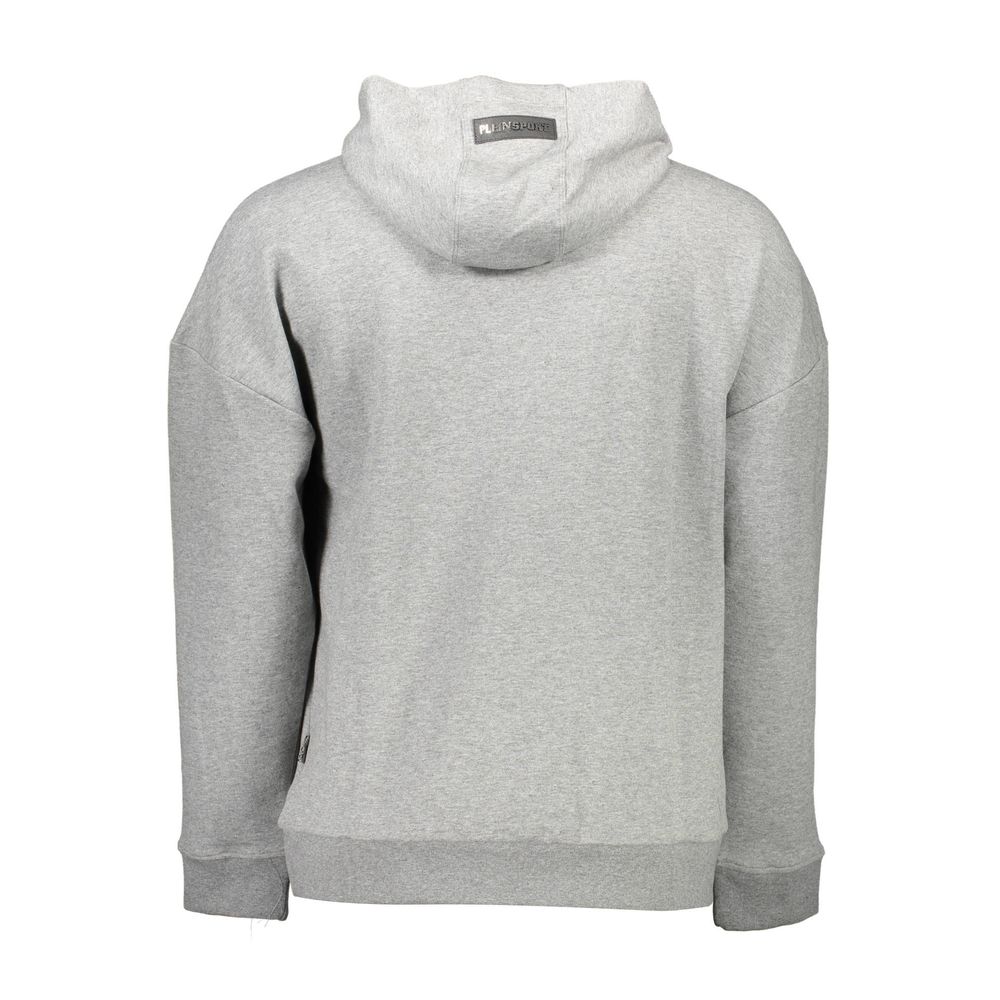 Grauer Baumwollpullover von Plein Sport