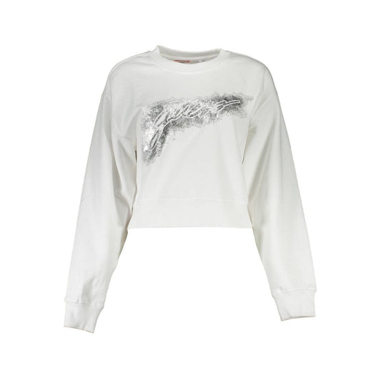 Guess Jeans – Weißer Baumwollpullover