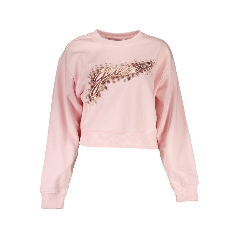 Guess Jeans – Rosa Baumwollpullover
