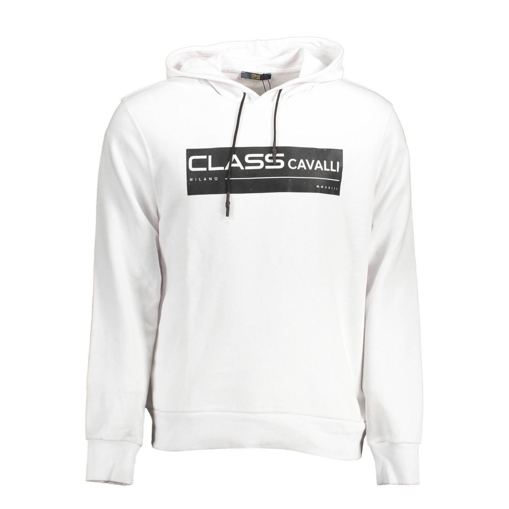 Weißer Baumwollpullover von Cavalli Class