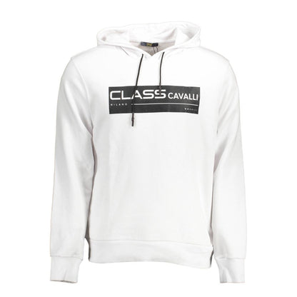 Weißer Baumwollpullover von Cavalli Class