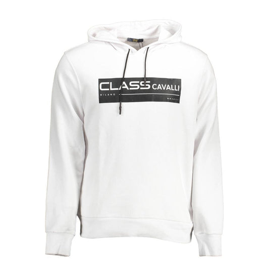 Weißer Baumwollpullover von Cavalli Class
