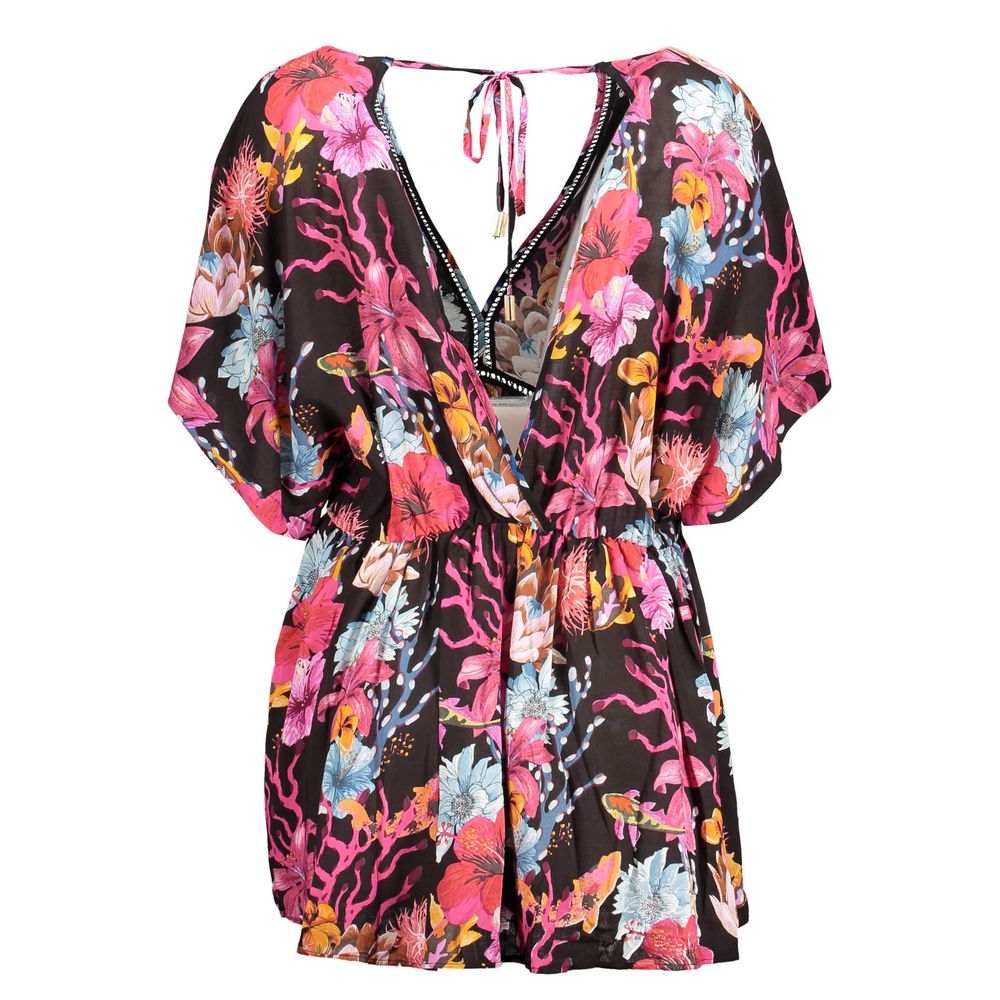 Desigual Schwarzes Baumwollkleid