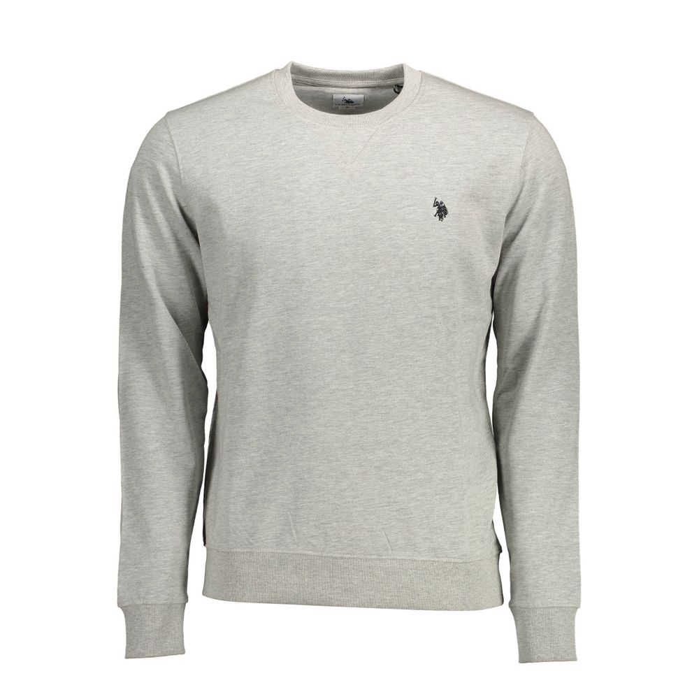 US POLO ASSN. Grauer Baumwollpullover