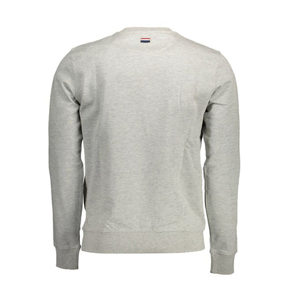 US POLO ASSN. Grauer Baumwollpullover