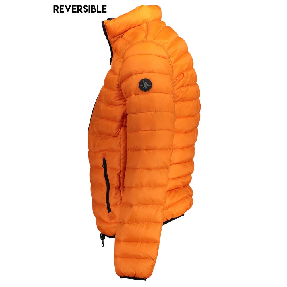 US POLO ASSN. Orange Nylon Jacket