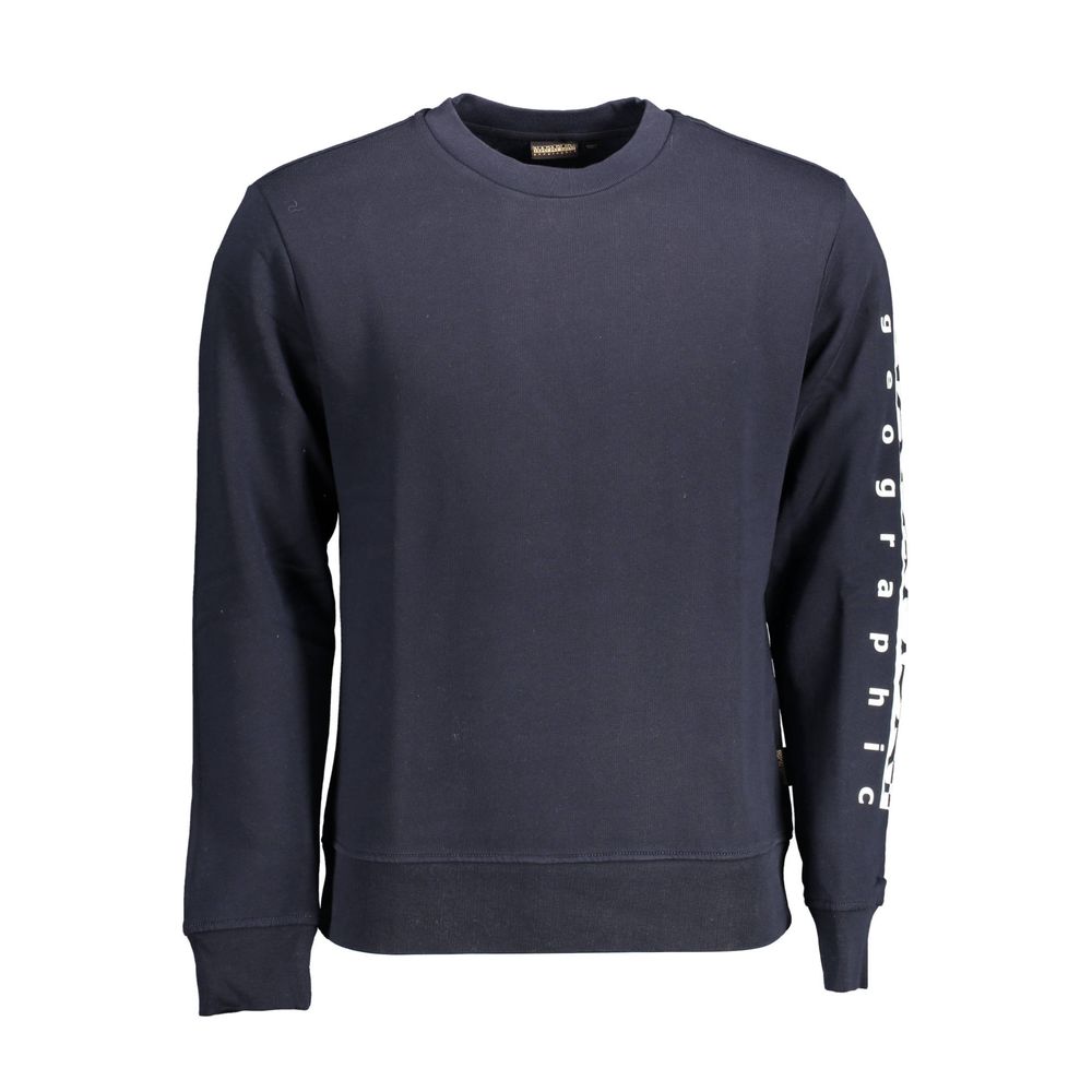Blauer Baumwollpullover von Napapijri