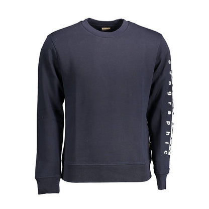 Blauer Baumwollpullover von Napapijri
