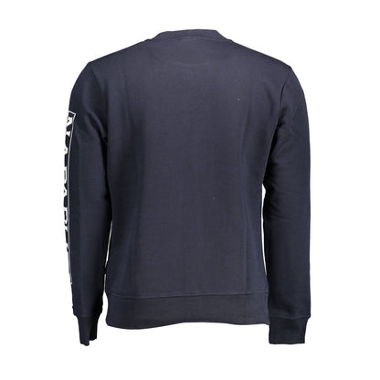 Blauer Baumwollpullover von Napapijri