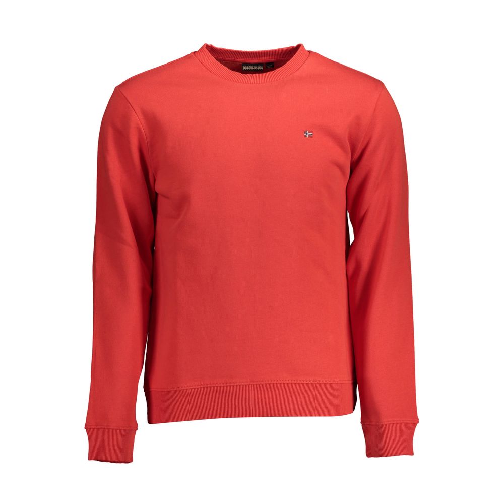 Napapijri Roter Baumwollpullover