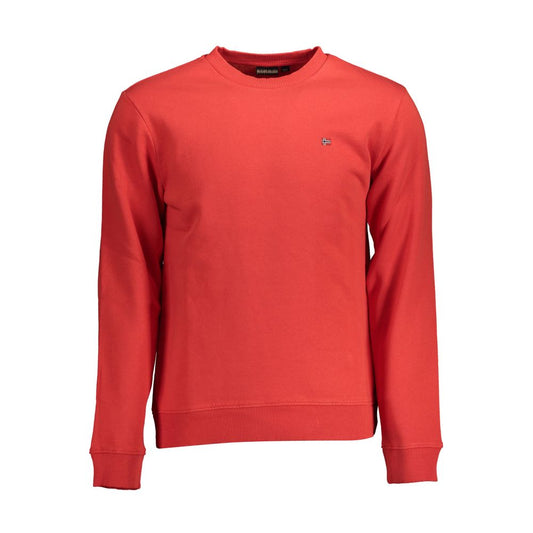 Napapijri Roter Baumwollpullover
