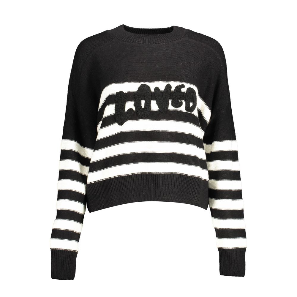 Desigual Schwarzer Baumwollpullover