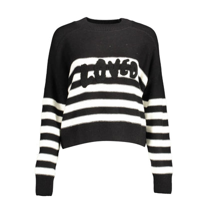 Desigual Schwarzer Baumwollpullover