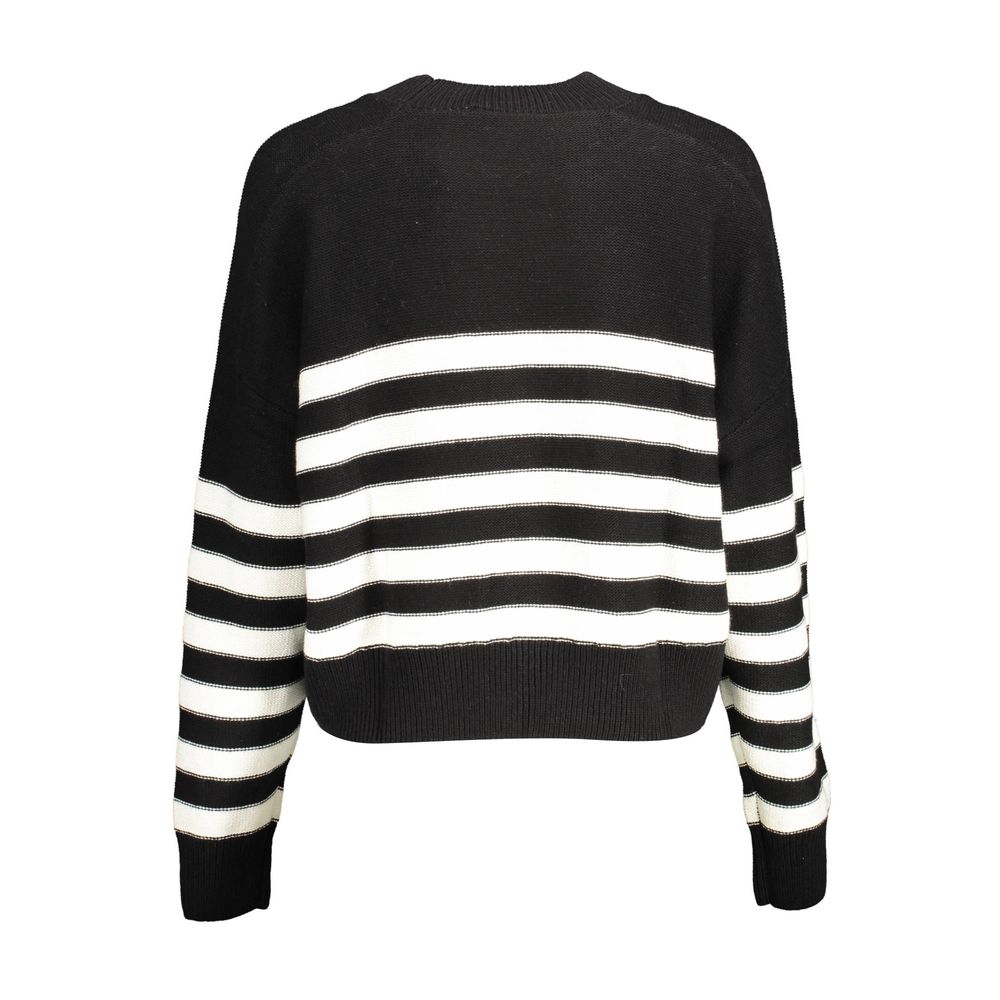 Desigual Schwarzer Baumwollpullover
