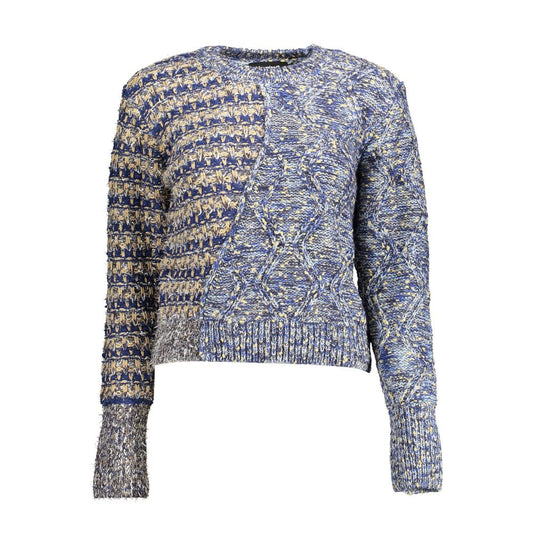 Desigual Blauer Polyesterpullover