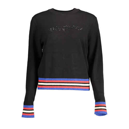 Desigual Schwarzer Polyesterpullover