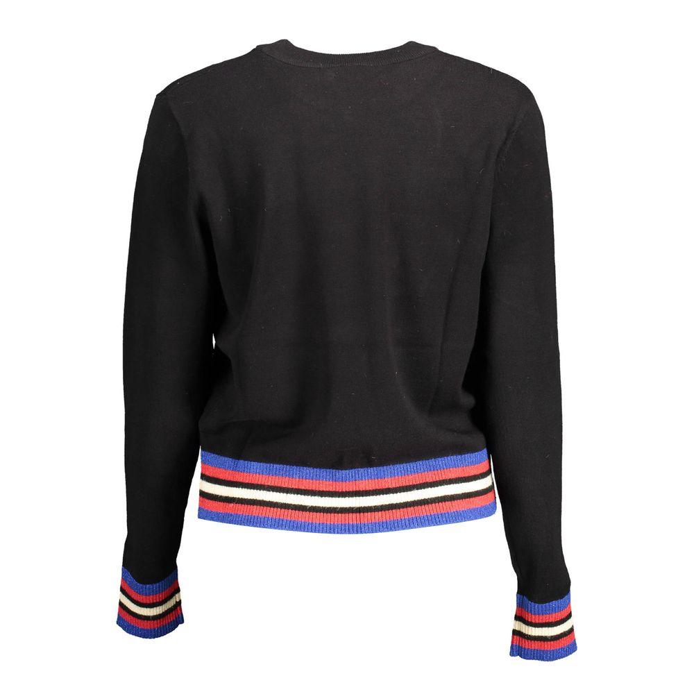 Desigual Schwarzer Polyesterpullover