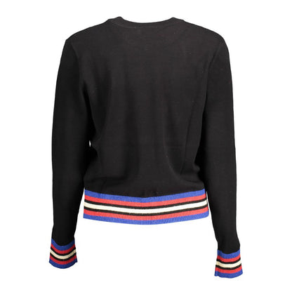 Desigual Schwarzer Polyesterpullover