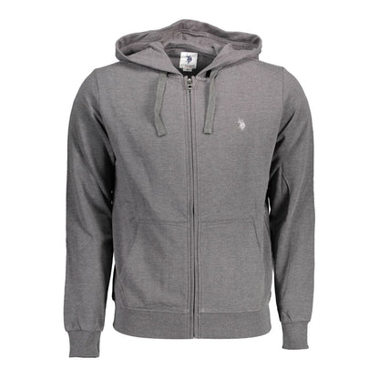 US POLO ASSN. Grauer Baumwollpullover