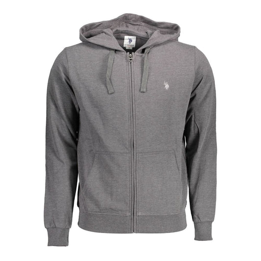 US POLO ASSN. Grauer Baumwollpullover