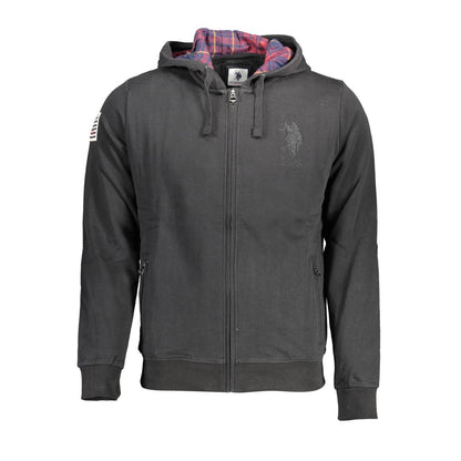 US POLO ASSN. Schwarzer Baumwollpullover