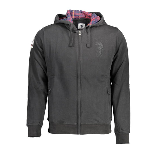 US POLO ASSN. Schwarzer Baumwollpullover