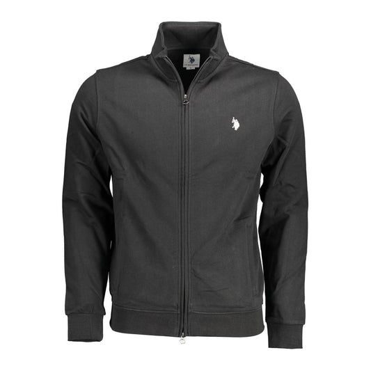 US POLO ASSN. Schwarzer Baumwollpullover